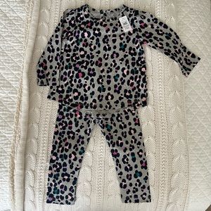 Baby Gap Toddler Girl Cheetah Matching Set